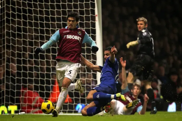 Framed Print : Determined Moment: Tim Cahill's Epic Shot Against West Ham United at Upton Park, Barclays Premier League (December 2010) Framed Print : Determined Moment: Tim Cahill's Epic Shot Against West Ham United at Upton Park, Barclays Premier League (December 2010)