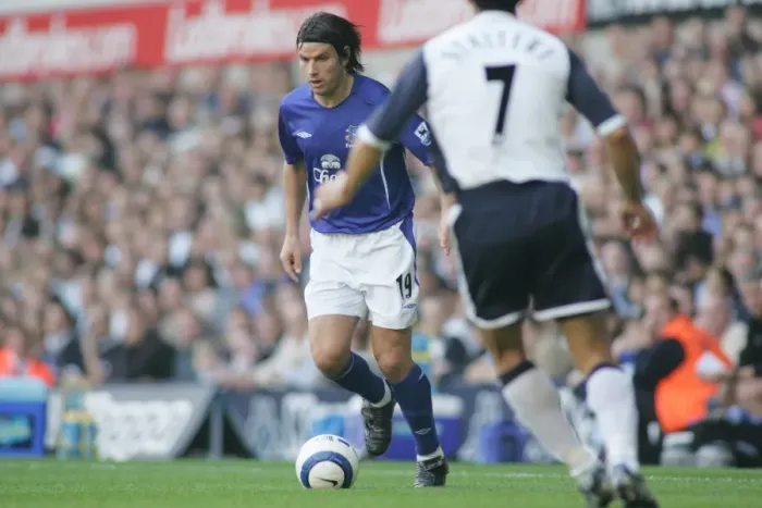 Framed Print : Determined Stride: Nuno Valente of Everton Football Club Marches Forward with the Ball Framed Print : Determined Stride: Nuno Valente of Everton Football Club Marches Forward with the Ball