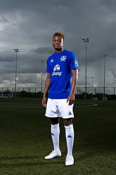 Determined Striker: Magaye Gueye of Everton Football Club