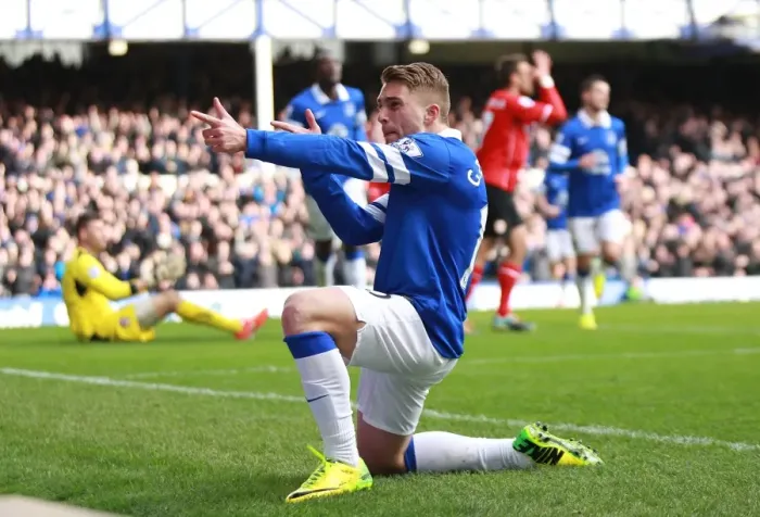 Framed Print : Deulofeu's Strike: Everton's Historic First Goal vs. Cardiff City (15-03-2014) Framed Print : Deulofeu's Strike: Everton's Historic First Goal vs. Cardiff City (15-03-2014)