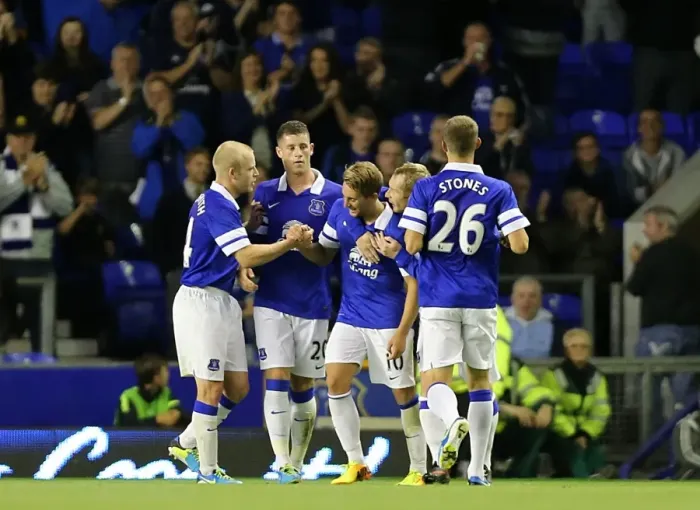 Framed Print : Deulofeu's Stunner: Everton's Goal Kicks Off Capital One Cup Victory vs. Stevenage (28-08-2013) Framed Print : Deulofeu's Stunner: Everton's Goal Kicks Off Capital One Cup Victory vs. Stevenage (28-08-2013)