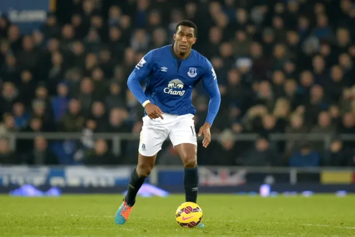 Framed Print : Distin at Goodison Park: Everton's Defensive Hero vs Hull City, Premier League Framed Print : Distin at Goodison Park: Everton's Defensive Hero vs Hull City, Premier League