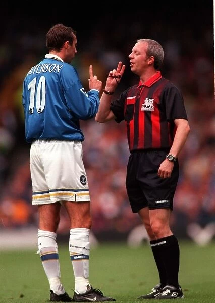 Don Hutchison. Everton v Leeds United 12 / 9 / 98 F.A