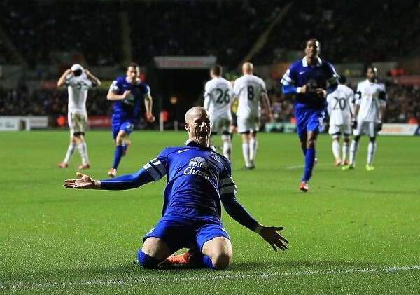 Double Trouble: Ross Barkley's Brace Fuels Everton's Premier League Victory over Swansea City (December 22, 2013)