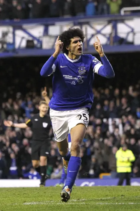 Framed Print : Dramatic Header: Marouane Fellaini Scores Equestrian Goal in 3-3 Everton-Aston Villa Thriller (Barclays Premier League, February 2, 2013) Framed Print : Dramatic Header: Marouane Fellaini Scores Equestrian Goal in 3-3 Everton-Aston Villa Thriller (Barclays Premier League, February 2, 2013)