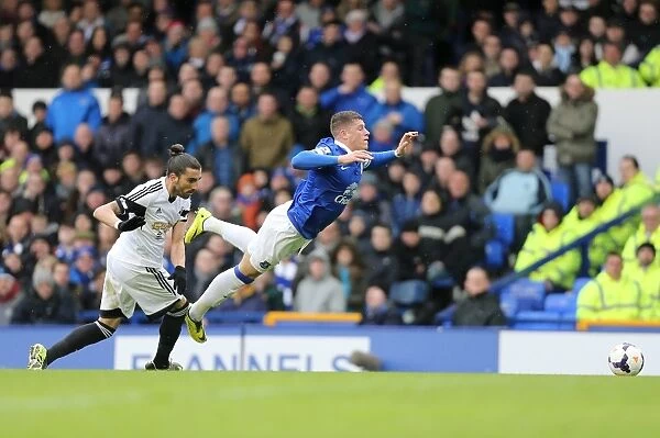 Dramatic Penalty: Ross Barkley's Victory Moment for Everton against Swansea City (22-03-2014)