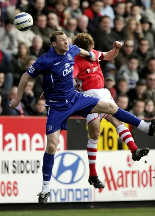 Framed Print : Duncan Ferguson's Epic Header: A Memorable Victory for Everton Framed Print : Duncan Ferguson's Epic Header: A Memorable Victory for Everton