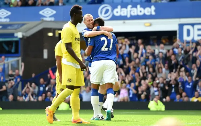Framed Print : Duncan Ferguson's Testimonial: Everton's Pre-Season Triumph Over Leeds United - Ferguson Scores the Winner Framed Print : Duncan Ferguson's Testimonial: Everton's Pre-Season Triumph Over Leeds United - Ferguson Scores the Winner