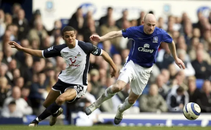 Framed Print : Escaping the Challenge: Lee Carsley Outmaneuvers Jermaine Jenas Framed Print : Escaping the Challenge: Lee Carsley Outmaneuvers Jermaine Jenas