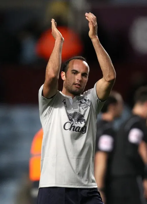 Framed Print : Everton Fans Euphoria: Landon Donovan's Farewell Applause at Villa Park (Aston Villa vs. Everton, Barclays Premier League, 14 January 2012) Framed Print : Everton Fans Euphoria: Landon Donovan's Farewell Applause at Villa Park (Aston Villa vs. Everton, Barclays Premier League, 14 January 2012)