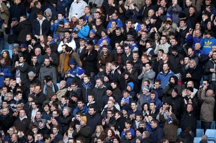 Framed Print : Everton Fans Unite: Gathering at Villa Park Before the Premier League Showdown (14 January 2012)
