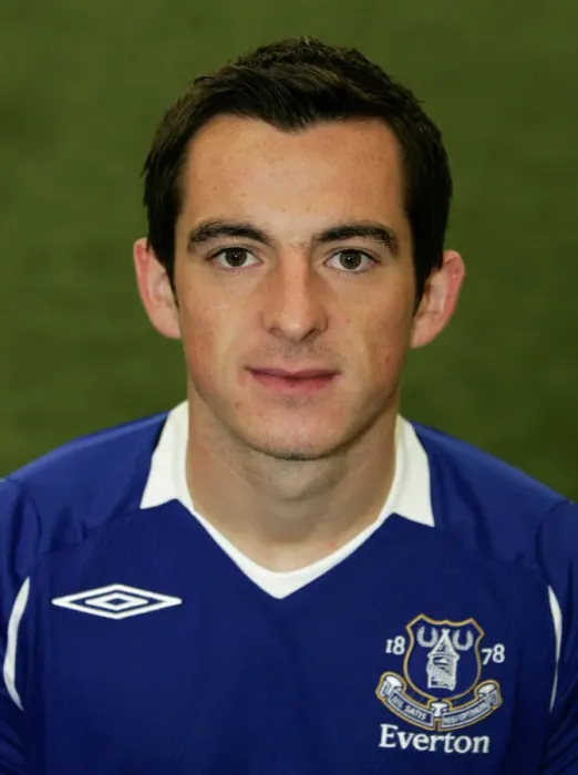 Framed Print : Everton FC 2008-09 Team: Leighton Baines at Goodison Park Framed Print : Everton FC 2008-09 Team: Leighton Baines at Goodison Park