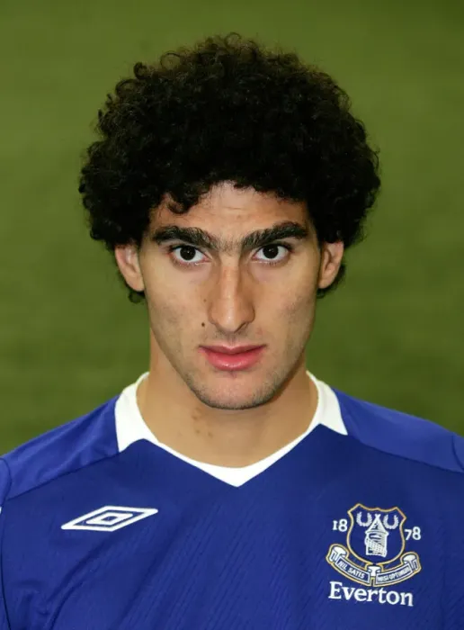 Framed Print : Everton FC 2008-09 Team Photocall: Marouane Fellaini at Goodison Park