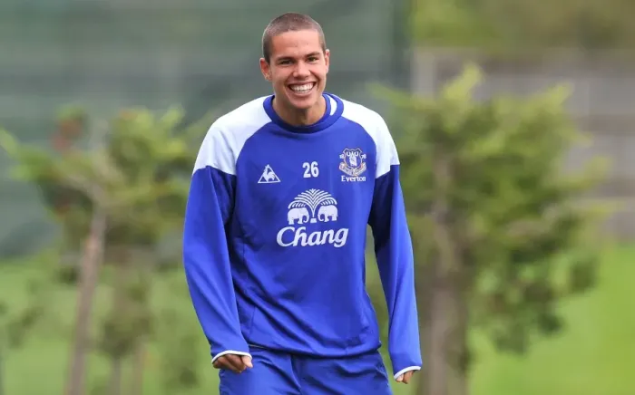 Framed Print : Everton FC: Jack Rodwell in Focus at Finch Farm - Training Intensity Framed Print : Everton FC: Jack Rodwell in Focus at Finch Farm - Training Intensity