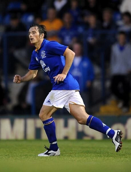 Everton FC: Leighton Baines in Action at Bury's Gigg Lane (July 15, 2011)