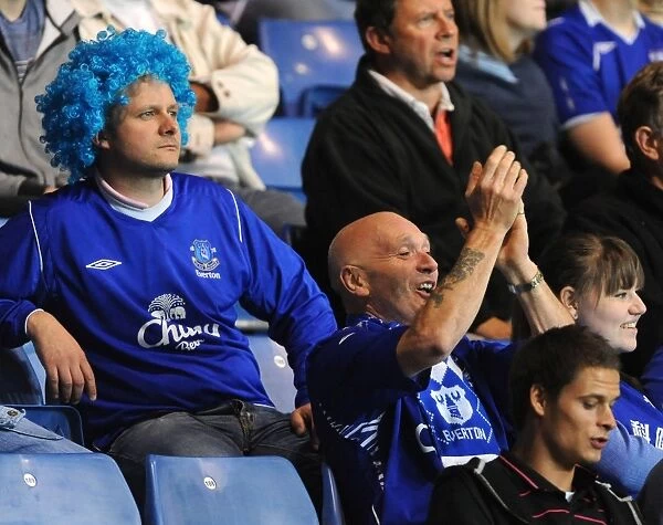 Everton FC: Passionate Fans in Full Throat during Pre-Season Clash against Oxford United (July 2011)