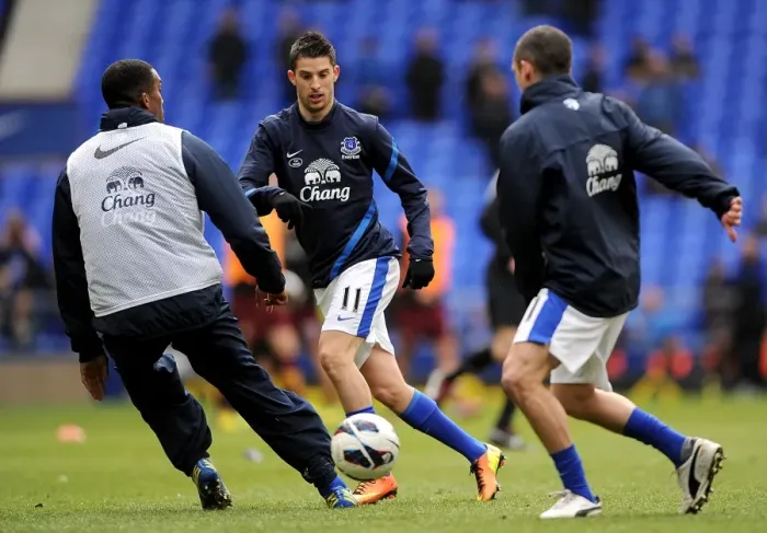 Framed Print : Everton FC: Pre-Match Huddle - Everton vs Manchester City (Kevin Mirallas, Sylvain Distin, Leon Osman, Goodison Park, 16-03-2013) Framed Print : Everton FC: Pre-Match Huddle - Everton vs Manchester City (Kevin Mirallas, Sylvain Distin, Leon Osman, Goodison Park, 16-03-2013)
