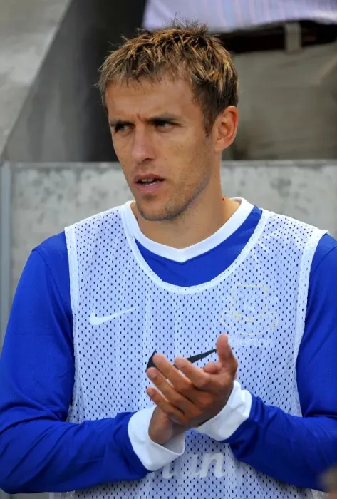 Framed Print : Everton FC in Pre-Season Action: Phil Neville at Globe Arena - Morecambe vs. Everton
