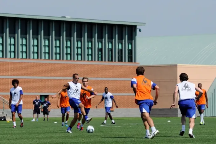 Framed Print : Everton FC: Unyielding Preparation - Intense Training Sessions in Philadelphia, July 2011 Framed Print : Everton FC: Unyielding Preparation - Intense Training Sessions in Philadelphia, July 2011