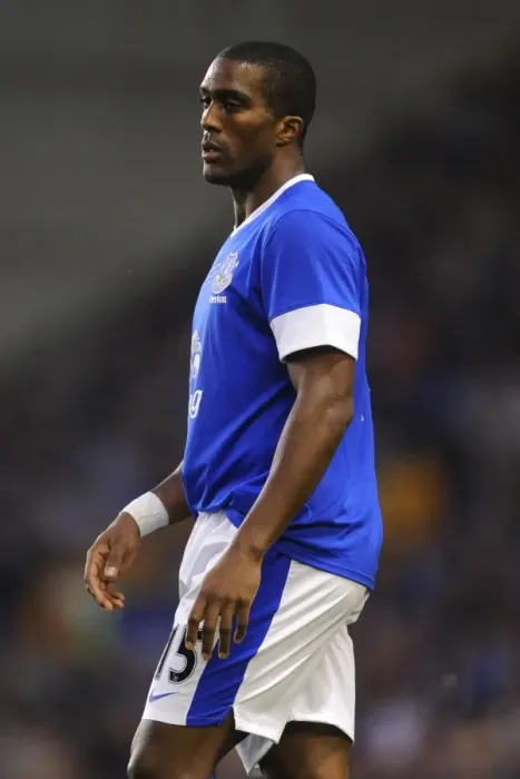 Framed Print : Everton FC vs AEK Athens: Sylvain Distin in Action at Goodison Park (Pre-Season Friendly) Framed Print : Everton FC vs AEK Athens: Sylvain Distin in Action at Goodison Park (Pre-Season Friendly)