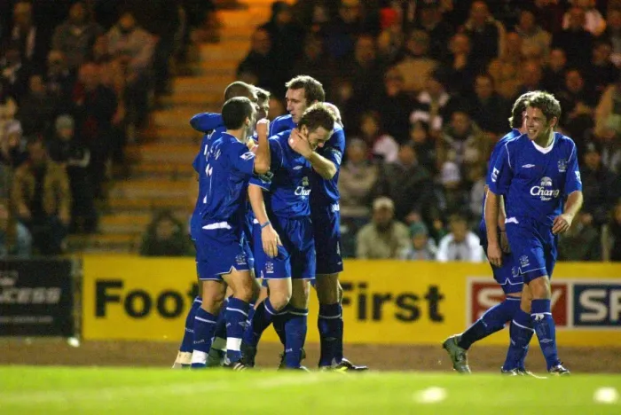 Framed Print : Everton FC's FA Cup Victory: Plymouth 1-3 (08-01-05) Framed Print : Everton FC's FA Cup Victory: Plymouth 1-3 (08-01-05)