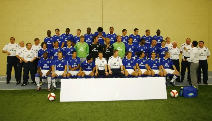 Framed Print : Everton Football Club 2008 / 09 Photocall at Goodison Park Framed Print : Everton Football Club 2008 / 09 Photocall at Goodison Park