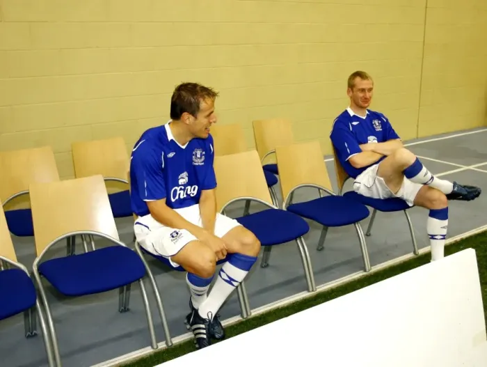 Framed Print : Everton Football Club 2008-09 Photocall at Goodison Park