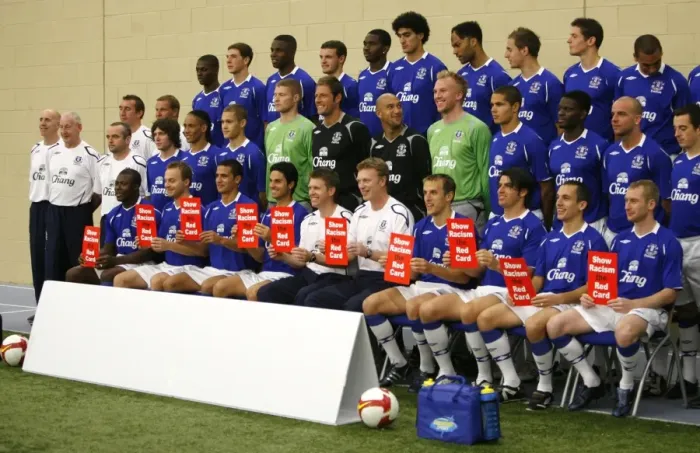 Framed Print : Everton Football Club 2008 / 09 Photocall at Goodison Park Framed Print : Everton Football Club 2008 / 09 Photocall at Goodison Park
