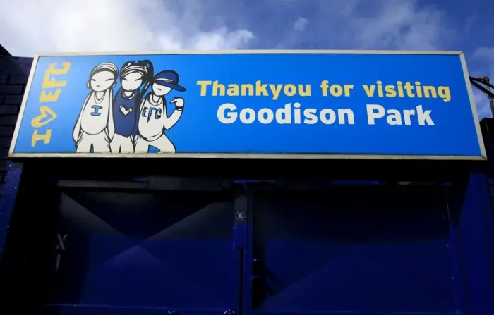 Framed Print : Everton Football Club: Pride of Goodison Park - Iconic Signage