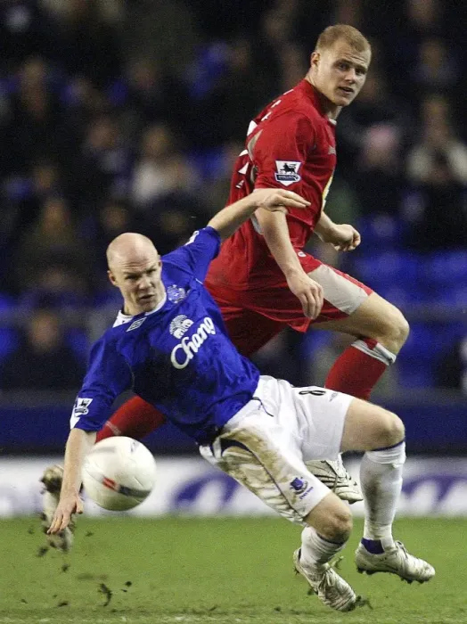 Framed Print : Everton v Blackburn Rovers FA Cup Third Round Andrew Johnson and James McEveley Framed Print : Everton v Blackburn Rovers FA Cup Third Round Andrew Johnson and James McEveley