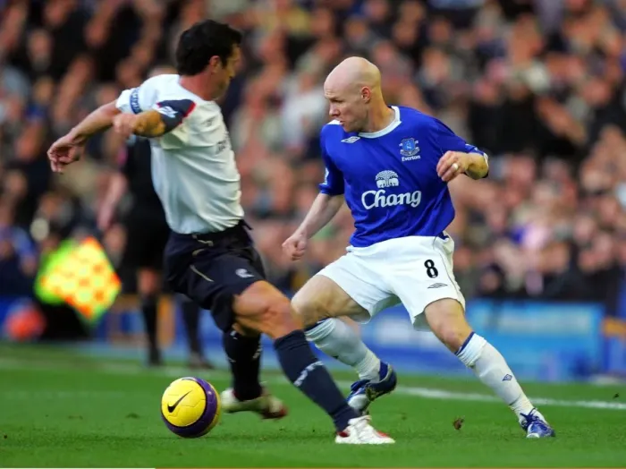 Framed Print : Everton v Bolton - Anrdrew Johnson and Boltons Gary Speed Framed Print : Everton v Bolton - Anrdrew Johnson and Boltons Gary Speed