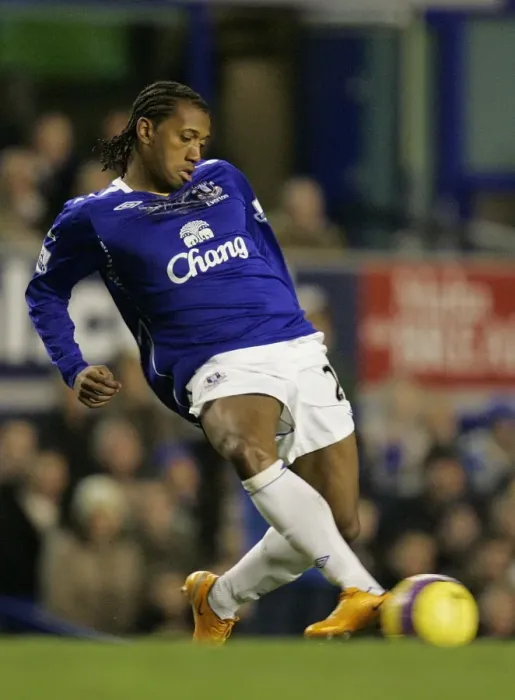 Framed Print : Everton v Tottenham Hotspur Barclays Premier League - Goodison Park - 30  /  1  /  08