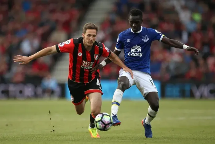Framed Print : Everton vs. AFC Bournemouth: Intense Battle for Possession at Vitality Stadium Framed Print : Everton vs. AFC Bournemouth: Intense Battle for Possession at Vitality Stadium