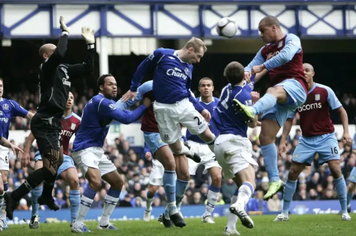 Framed Print : Everton vs Aston Villa: FA Cup Fifth Round Showdown - Hibbert vs Agbonlahor (08 / 09) Framed Print : Everton vs Aston Villa: FA Cup Fifth Round Showdown - Hibbert vs Agbonlahor (08 / 09)