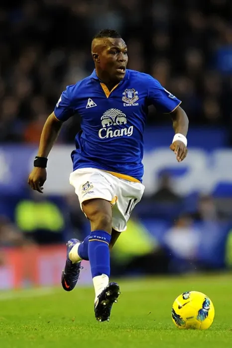 Framed Print : Everton vs Blackburn Rovers: Premier League Clash at Goodison Park (January 2012) - Royston Drenthe's Debut Framed Print : Everton vs Blackburn Rovers: Premier League Clash at Goodison Park (January 2012) - Royston Drenthe's Debut