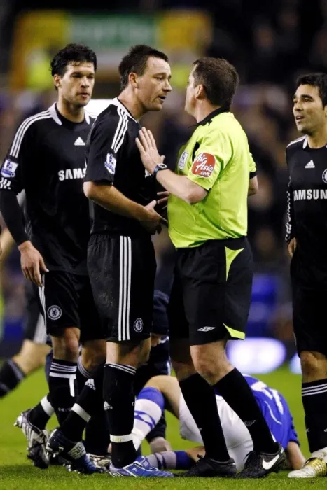 Framed Print : Everton vs. Chelsea Rivalry: John Terry's Red Card at Goodison Park (December 22, 2008) Framed Print : Everton vs. Chelsea Rivalry: John Terry's Red Card at Goodison Park (December 22, 2008)