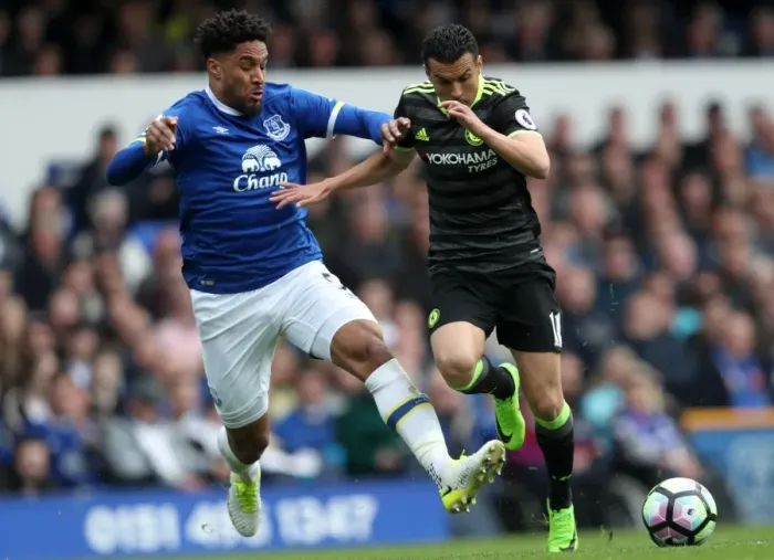 Framed Print : Everton vs Chelsea: A Sharp Battle for the Ball - Ashley Williams vs Pedro (Premier League 2016-17, Everton v Chelsea, Goodison Park) Framed Print : Everton vs Chelsea: A Sharp Battle for the Ball - Ashley Williams vs Pedro (Premier League 2016-17, Everton v Chelsea, Goodison Park)