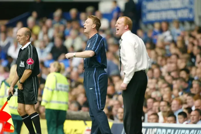 Framed Print : Everton vs. West Bromich Albion, Barclays Premiership, Goodison Park - August 28, 2004 (David Moyes) Framed Print : Everton vs. West Bromich Albion, Barclays Premiership, Goodison Park - August 28, 2004 (David Moyes)