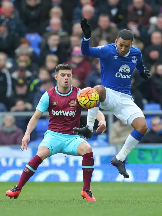 Framed Print : Everton vs. West Ham United: A Battle at Goodison Park - Cresswell vs. Lennon Framed Print : Everton vs. West Ham United: A Battle at Goodison Park - Cresswell vs. Lennon