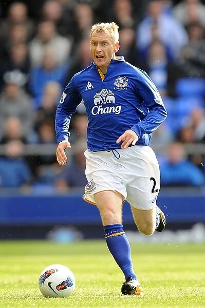 Everton vs Wigan Athletic: Tony Hibbert in Action (September 17, 2011)