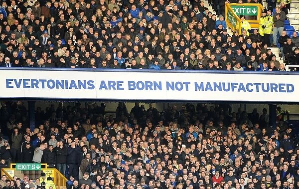 Evertonians: Born and Bred in the Stands - Everton FC vs Blackburn Rovers (BPL) - We Are Not Manufactured