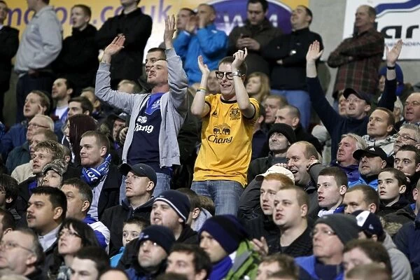 Evertonians Unwavering Support: Bolton Wanderers vs. Everton, Barclays Premier League (2011)