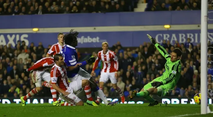 Framed Print : Everton's 4-0 Thrashing of Stoke City: Romelu Lukaku's Brace at Goodison Park (Barclays Premier League, 30-11-2013) Framed Print : Everton's 4-0 Thrashing of Stoke City: Romelu Lukaku's Brace at Goodison Park (Barclays Premier League, 30-11-2013)