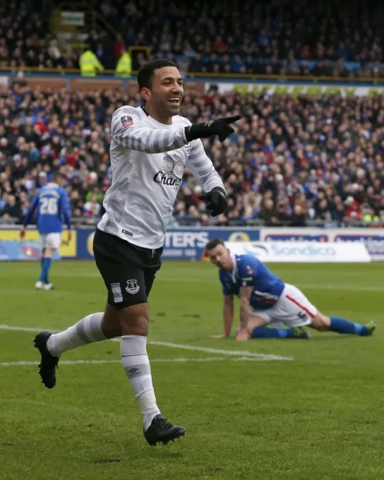 Framed Print : Everton's Aaron Lennon: Exulting in His Second Goal Against Carlisle United in the FA Cup Framed Print : Everton's Aaron Lennon: Exulting in His Second Goal Against Carlisle United in the FA Cup