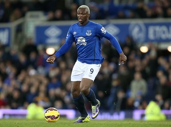 Everton's Arouna Kone in Action: Thrilling Moments at Goodison Park vs Queens Park Rangers (BPL)