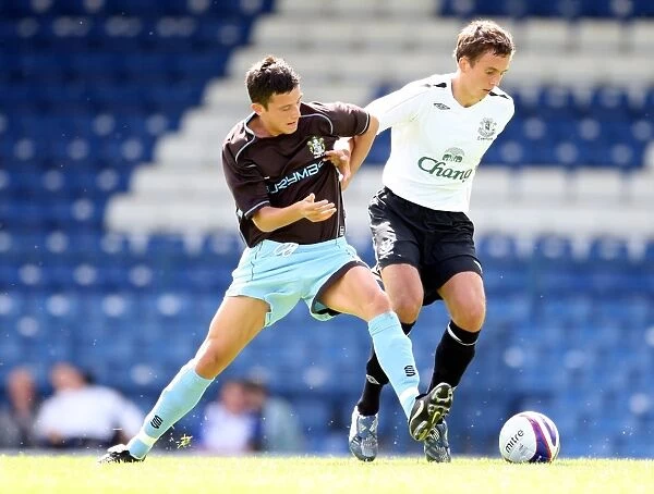 Everton's Bjarni Vidarsson in Action: Pre-Season Friendly vs. Bury (07 / 08)