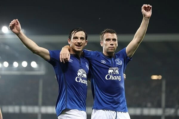 Everton's Coleman and Baines: Celebrating a Europa League Double