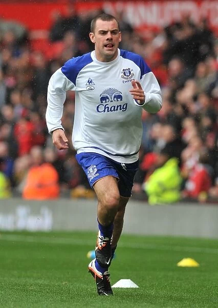 Everton's Darron Gibson: Focused and Ready at Old Trafford - Pre-Game Ritual vs Manchester United (April 2012, Premier League)