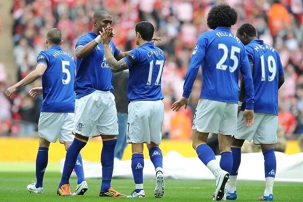 Everton's Distin and Cahill: United in Determination Ahead of FA Cup Semi-Final Clash with Liverpool (April 14, 2012)