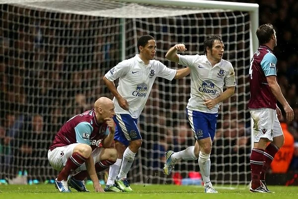 Everton's Double Delight: Pienaar and Baines Celebrate as West Ham Express Disappointment (22-12-2012)